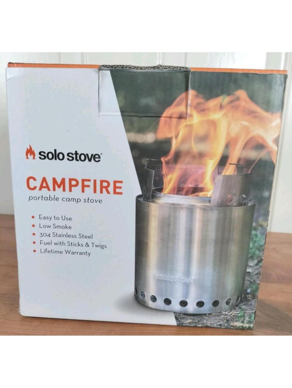Solo Stove Campfire - Portable Wood Burning Camping Stove - New In Box